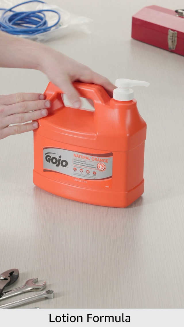Amazon.com: GOJO NATURAL ORANGE Pumice Hand Cleaner, 1 Gallon